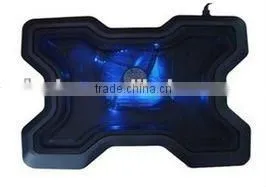 Big USB fan For Laptop Cooling Cooler Pad+ 2 Ports Hub