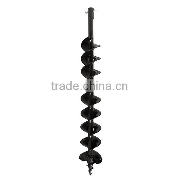 Gas power carbide earth auger drill bits
