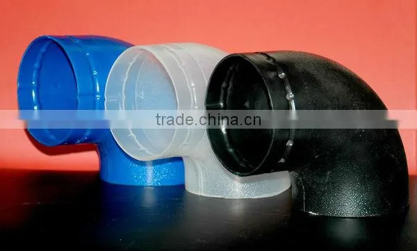 OEM Blow Molding plastic pipe air pump extension tube pipe expansion joint