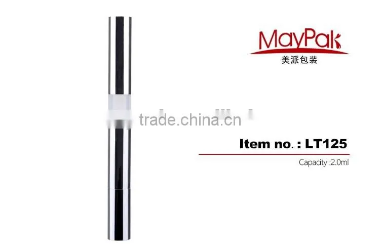 empty cosmetic tubes with brush head available