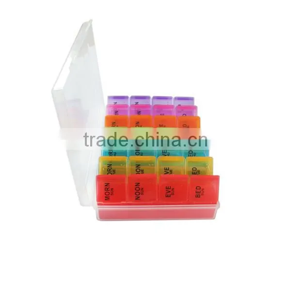 Cute Weekly Plastic 7 Days Pill Box