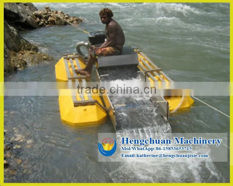 Chinese Small Gold Dredger Boat Portable Mini Gold Dredge Machine