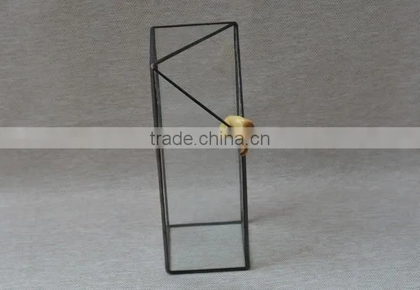 Home DIY decor micro landscape clear terrarium geometric glass greenhouse