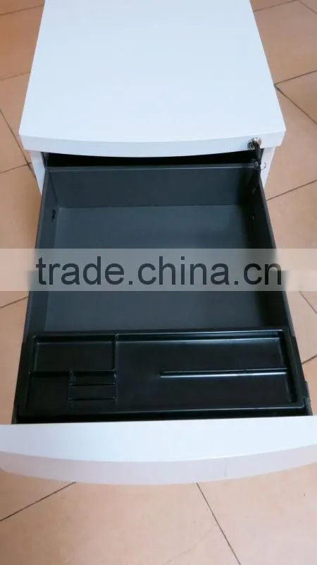 3 Drawers Metal Mobile Filing Cabinet