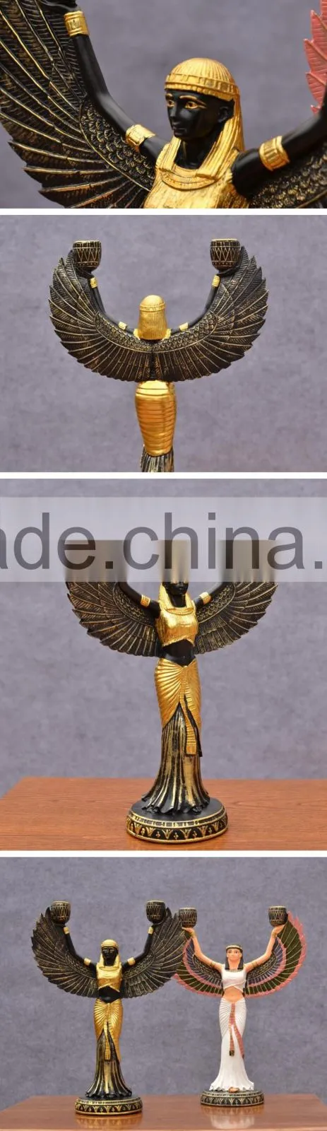 Decoration Egyptian Isis figure statues