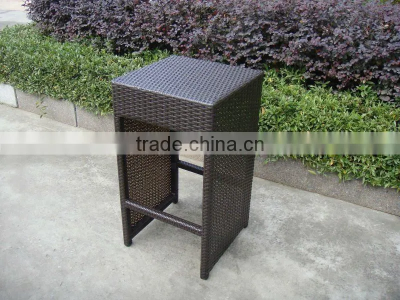 Outdoor Furniture Bar Table Chairs Patio Dining Rattan Wicker Set 9pcs New