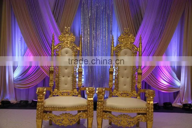 MD-0029-01 Baroque king size high back throne chair