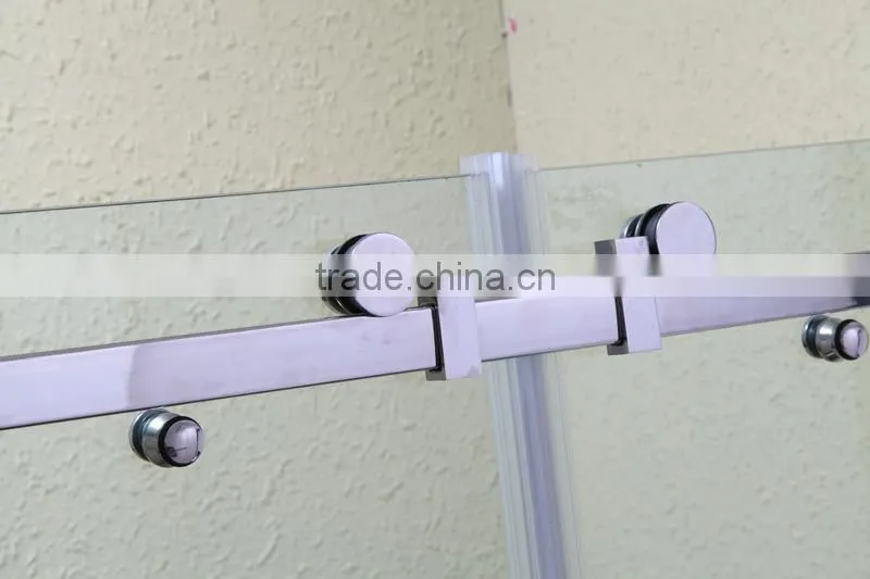 304 Stainless Steel Automatic Glass Sliding Door For Bathrooms