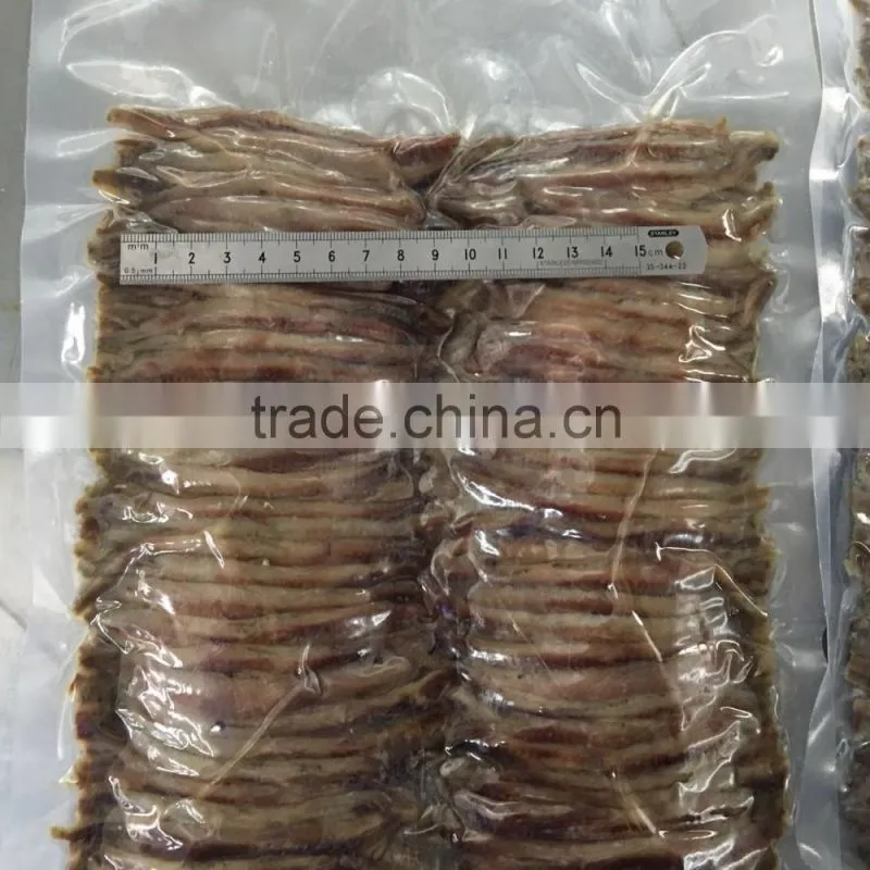 Hot sales v-packed Frozen salted anchovy fillets
