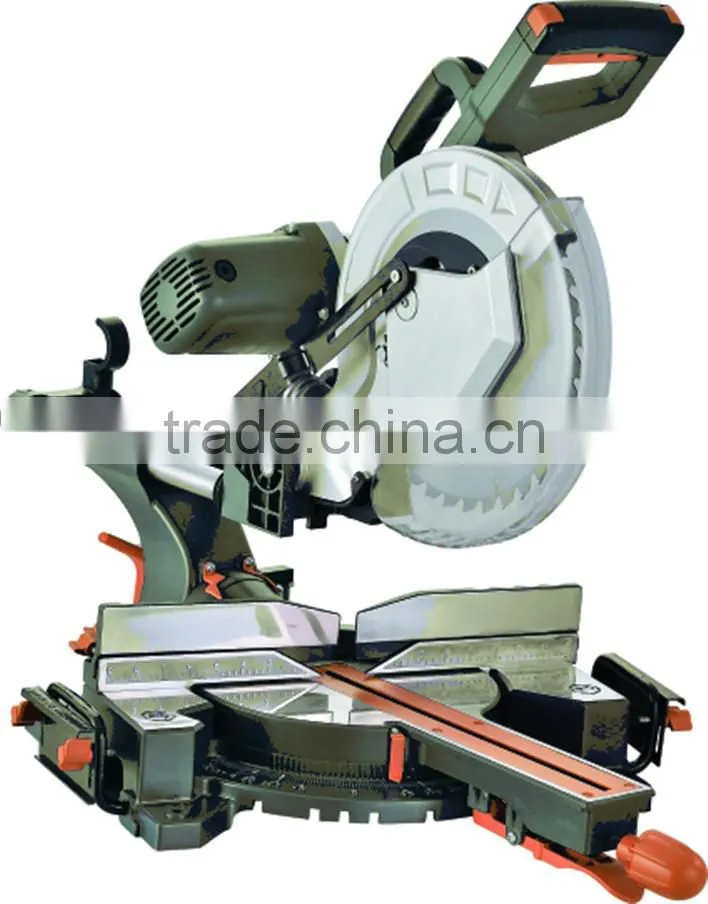 New 2000w Power Double Bevel Wood/Aluminum Cutting Circular Saw Electric 305mm Sliding Miter Saw