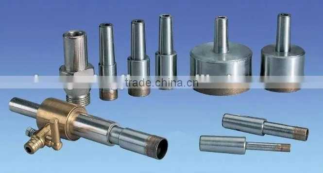 fine steel and diamond straight shank chamfering drill bit