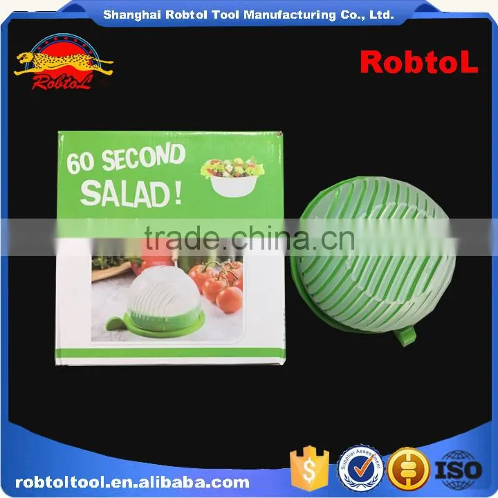 salad maker vegetable cutting bowl strainer fruit cutter slicer chopper kitchen tool PE base PP cover