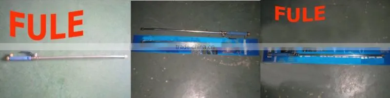 water gun with adjustable spray and flow from fine spray to needle stream to heavy rinse