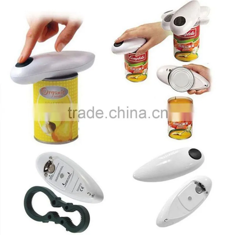 The One Touch Automatic Electric Can Tin Bottle Opener No Hands Battery Operated