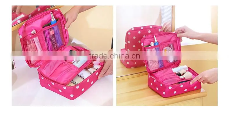 Multi-functional outdoor travel wash bag for cosmtatic organizer
