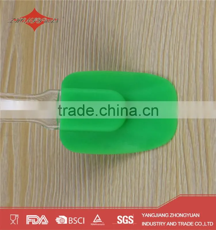 FDA approved silicone spatula with plastic handle