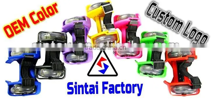 kids and adult attachable single flashing roller skating