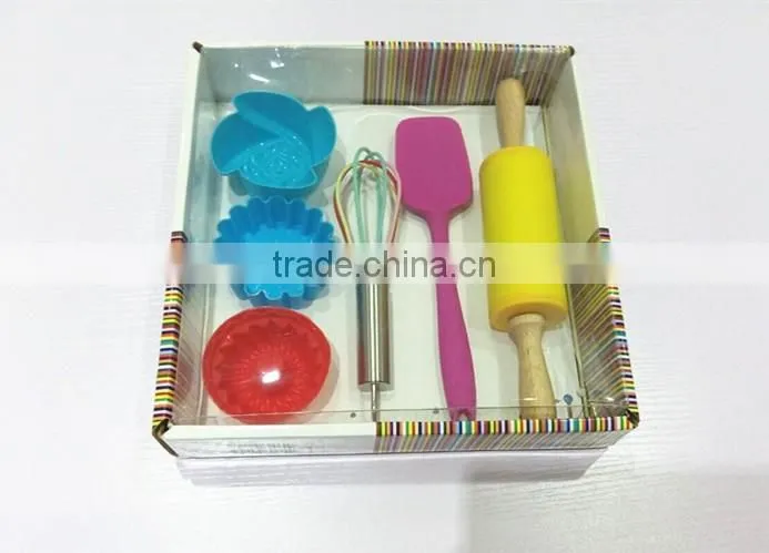 Kitchenware Stainless Steel Kitchen Utensils 6 Pieces nylon Cooking Utensils