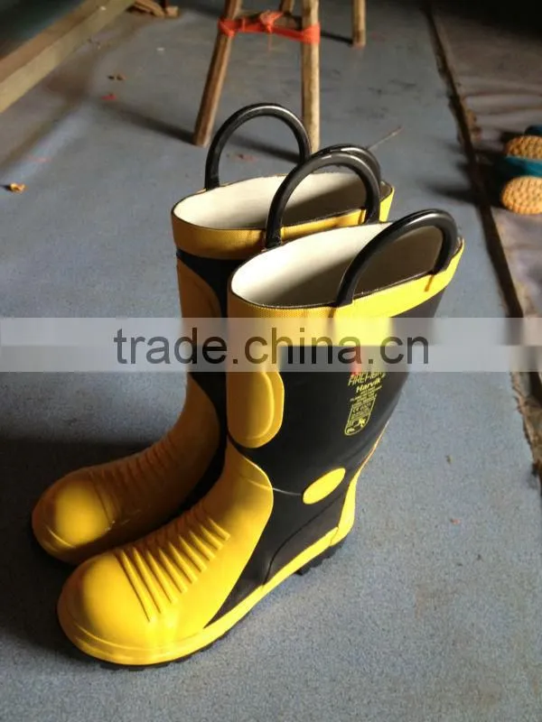 Much burliness fire suppression boots with steel toecap