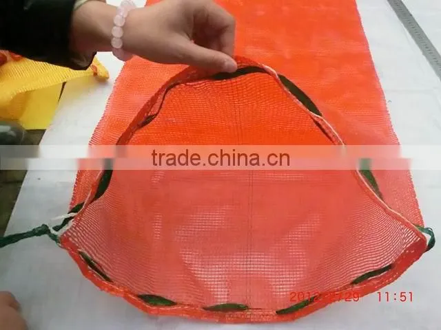 mesh packing bags with label