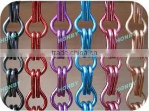 Anodizing Aluminum Decorative Link Chain(assorted colour)