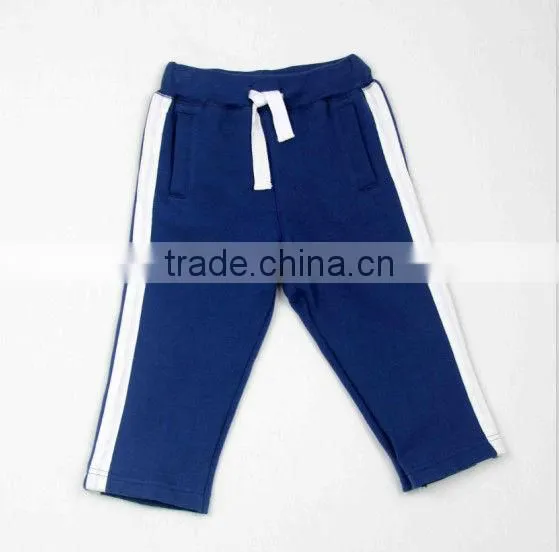 2013 popular fashion baby cotton track suit cheap jersey knit pants
