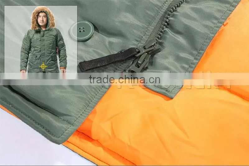 Seibertron N-3B Parka Men's Winter Outdoor Parka Military Windbreaker parka