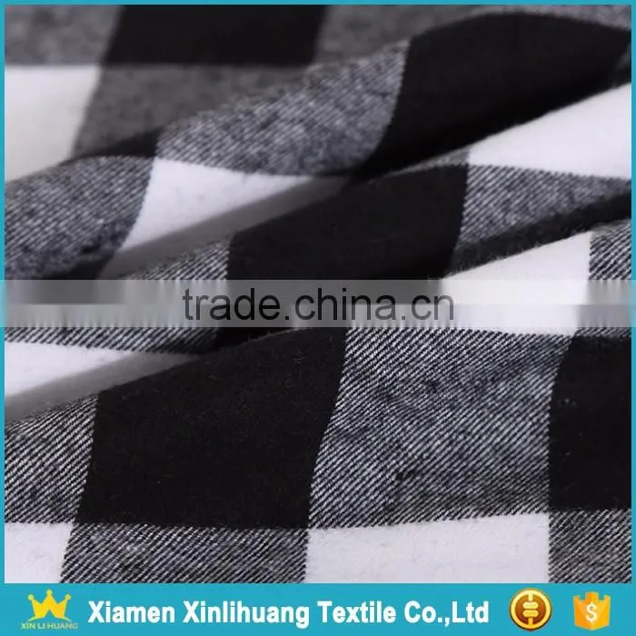 Factory Direct Sale Yarn Dyed 100% Cotton Plaid Fabric for Garment