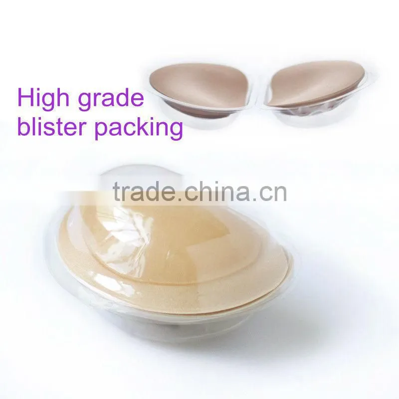 Creating more cleavage,high-grade push up magic adhesive bra pad wholesale