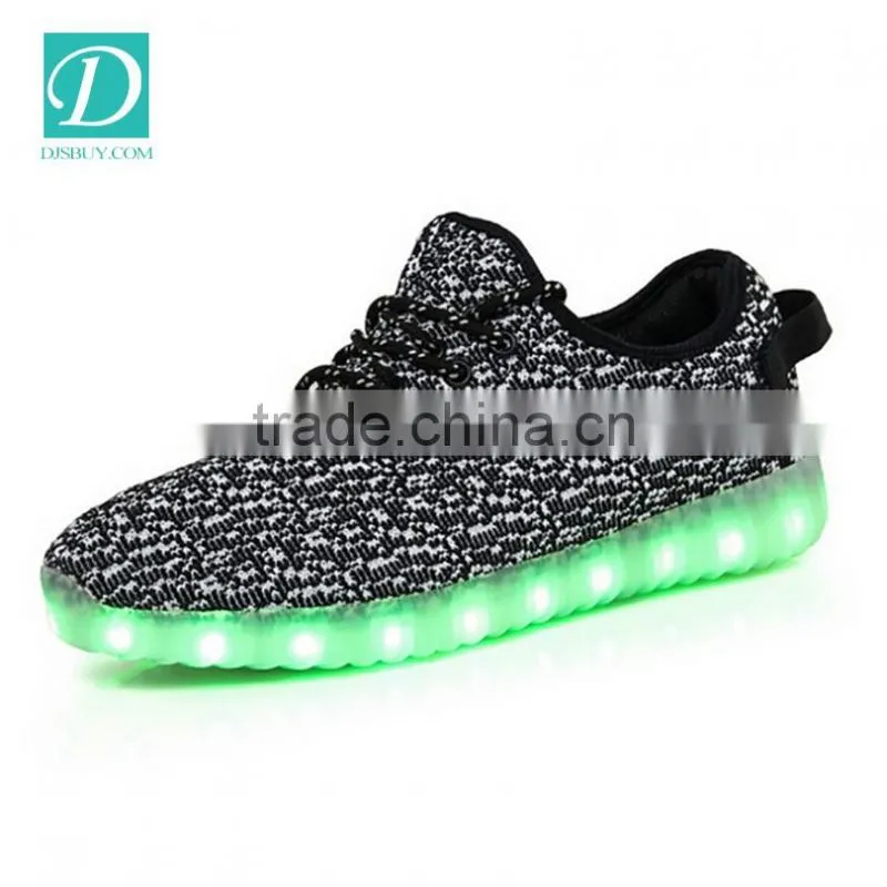 Hot selling Lace-up Casual Sneakers LED Shoes Women Shoes