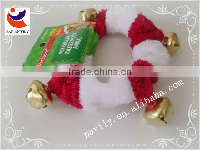2014 factory outlets plush material wholesale cute pet dog collars