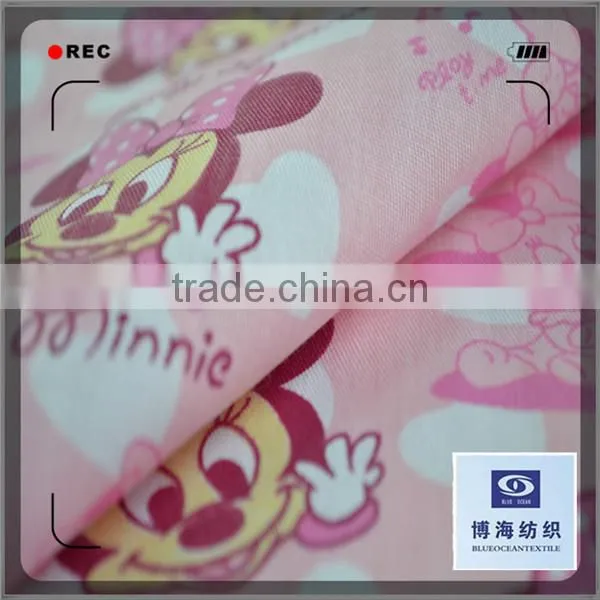 tc twill with digital fabric printing on fabric