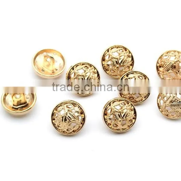 12mm metal alloy sewing buttons decorative gold button SF-028