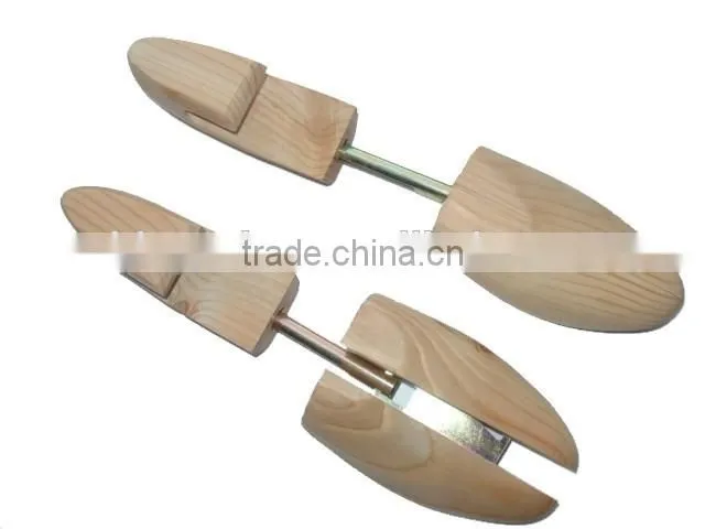 shoe care aromatic red cedar/birch wood/schima wood shoe tree for men