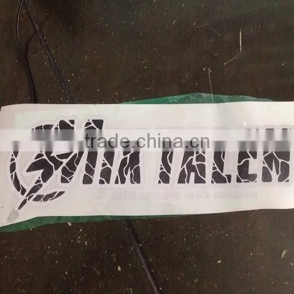 customized glow in the dark reflective logo for heat transfer on t-shirt