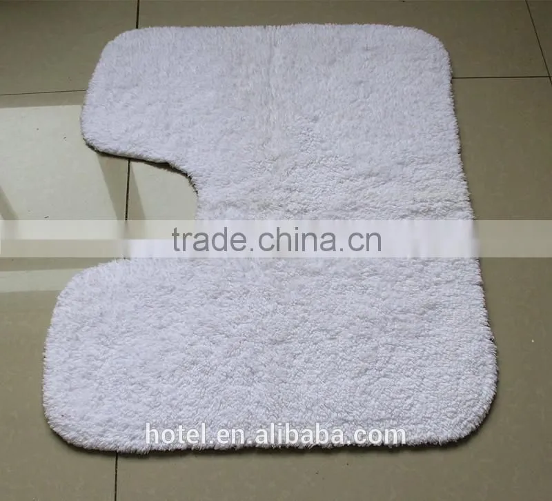 100% Cotton Hand Tufted Shaggy Hotel Closestool Rug