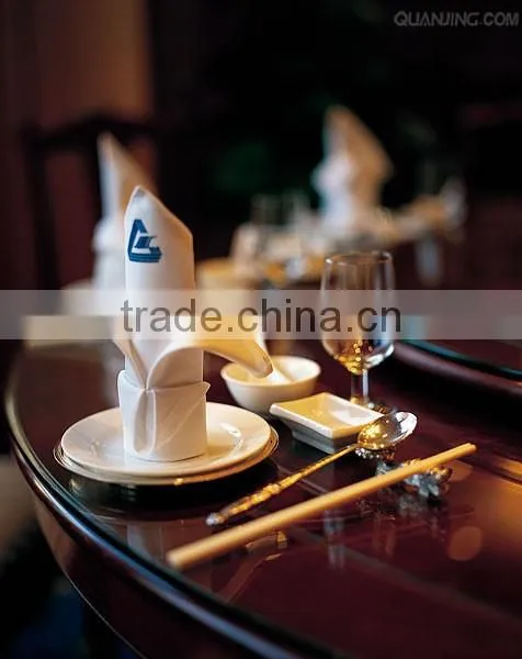 Recycle Use Polyester different patterns Hotel Table Napkin in Guangzhou