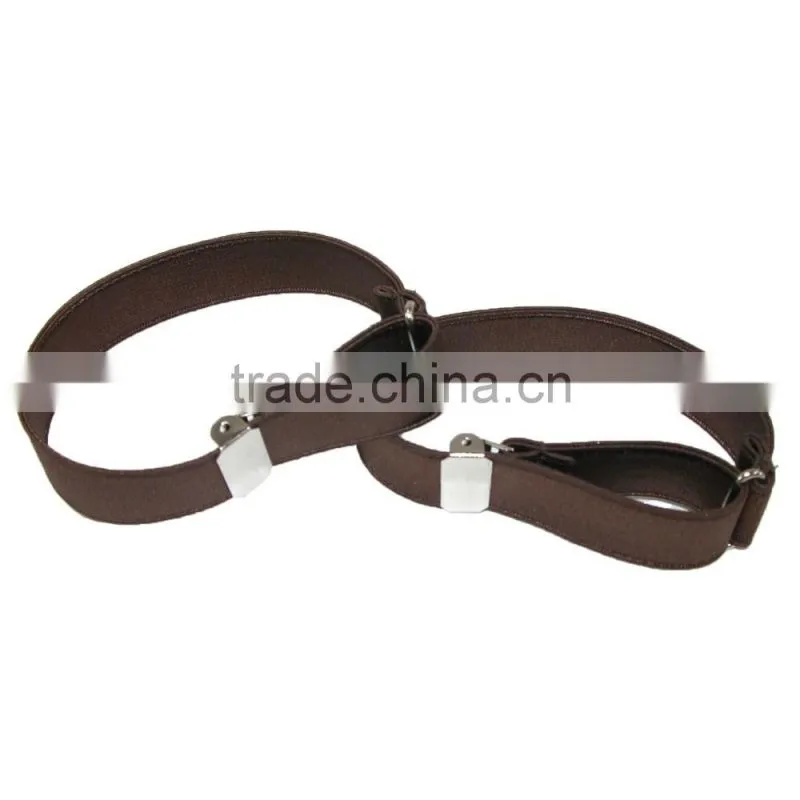 Shirt Sleeve Garter Cuffs Arm Band Elastic Solid Color Adjustable Armband Sleeve Garter