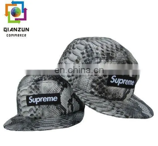 high quality fashion camo 5 panels snapback hatcap/cap
