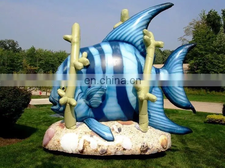 big inflatable sea animals advertising inflatable fish for promotion