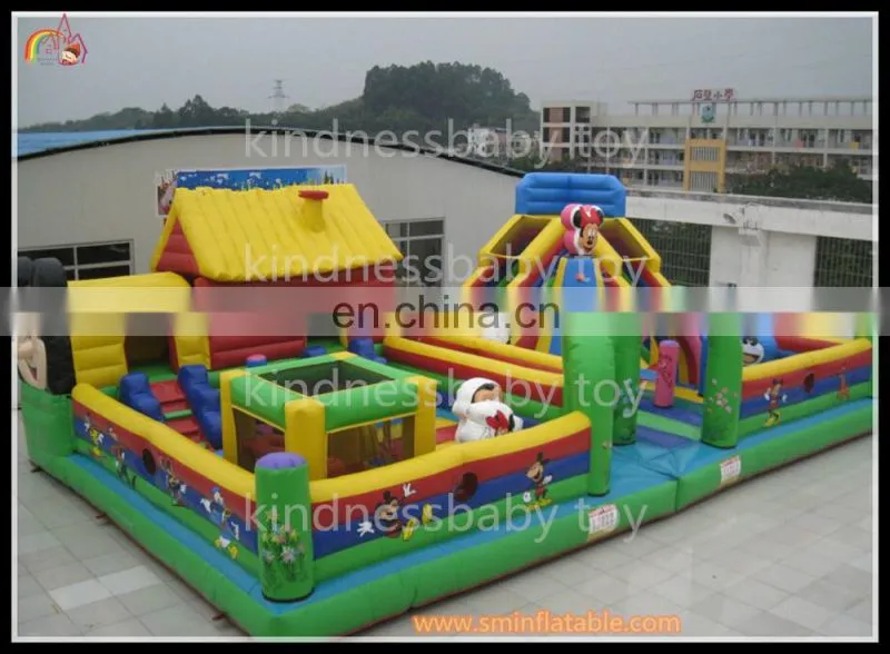 Giant outdoor playground inflatable pororo playground inflatable pororo playground on sale