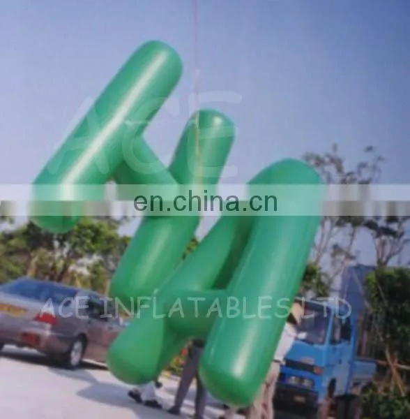 Inflatable helium blimp with customized size for events
