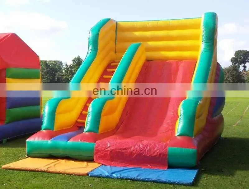 Classic design colorful kids rental inflatable slide