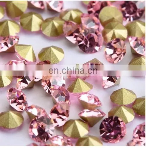 Dongzhouy crystal pointback stone/chaton