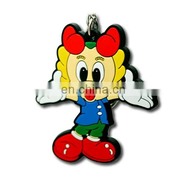2D design soft PVC keychain