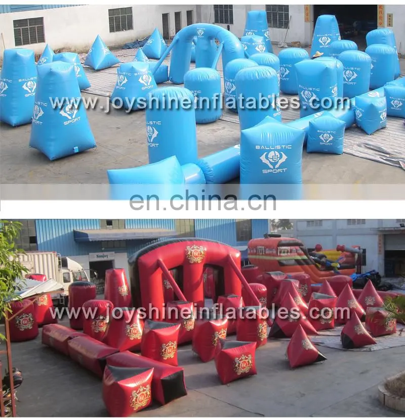 Cheap Inflatables Paintball Bunkers Obstacles Archery Used Laser Tag Inflatable X Air Bunker X X Paintball Brick Wall Bunker Set