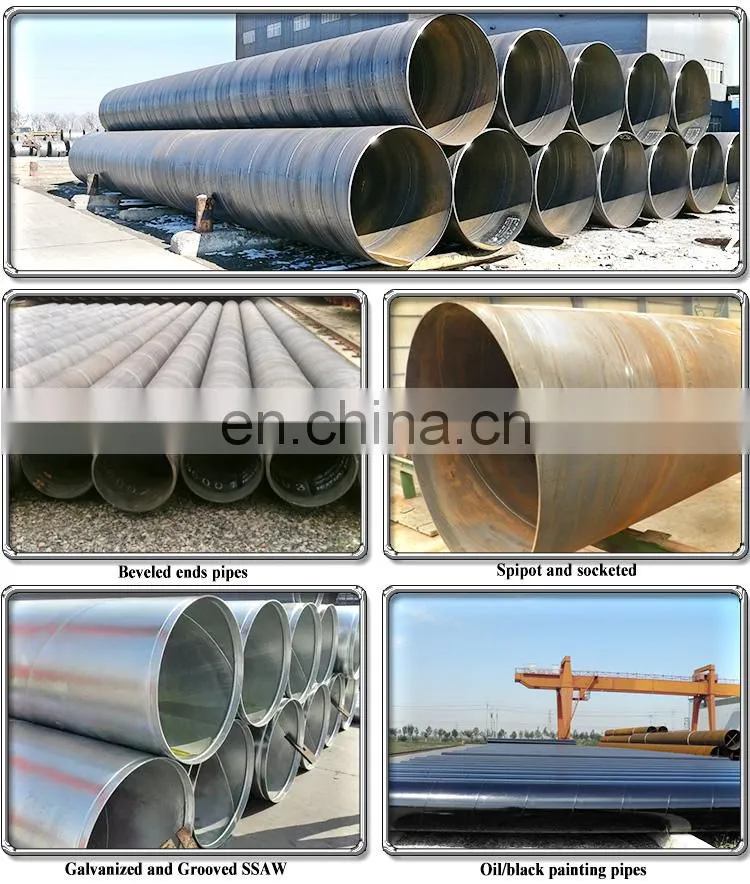 YOUFA STEEL PIPE GROUP, welded spiral ssaw steel pipe for piling and building construction