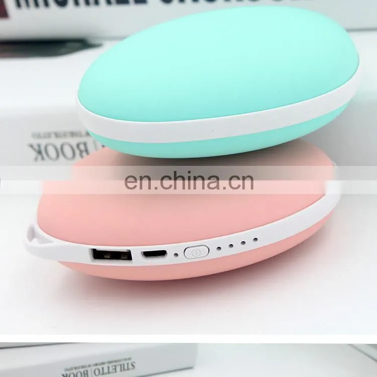 Mango shape warm-hand battery charger 4000mah mini hand warmer power bank portable charger