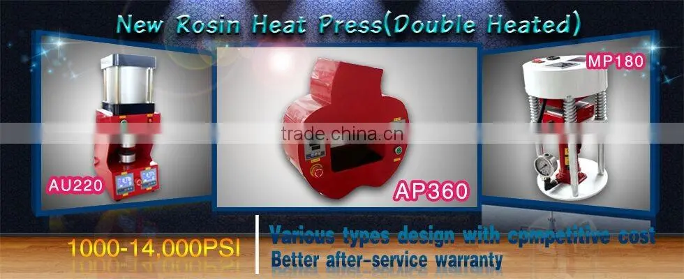 2016 high quality dual heating plates heat rosin press