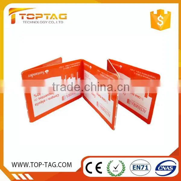 ISO18000-6C printable uhf rfid thermal paper cards Alien H3 H4 Impinj